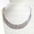 COLLAR PLATA ITALIANO RODINADO CON ZIRCONIA (ZM57057C)