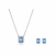 SET SWAROVSKI MILLENIA OCTAGONAL AZUL (SV5641171)