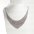 COLLAR PLATA ITALIANO CON ZIRCON RODINADO (ZM57055C)