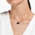 COLLAR SWAROVSKI ICONIC SWAN ROSE CON CRISTALES NEGROS (SV5204134) - comprar online