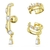 CONJUNTO SWAROVSKI PENDIENTE EAR CUFF DEXTERA (SV5663334) en internet