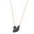 COLLAR SWAROVSKI ICONIC SWAN ROSE CON CRISTALES NEGROS (SV5204134) en internet