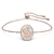 PULSERA SWAROVSKI SIGNUM BLANCO CON BAÑO TONO ORO ROSA (SV5621107)