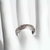 ANILLO PLATA MEDIO SIN FIN MICRO PAVE (TR0264) - comprar online