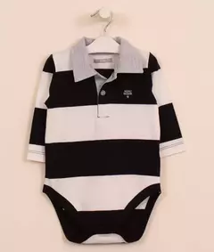 Body Mini Polo Rayado - comprar online