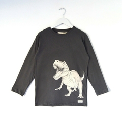 Remera Castoro Dinosaurio