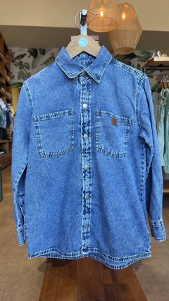 Camisa oversize de jean nene Chubby