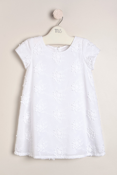 Vestido de Voile Bordado con Relieve Moulin. ME - comprar online