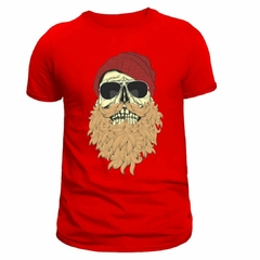 Camiseta Masculina (Caveira barba) na internet
