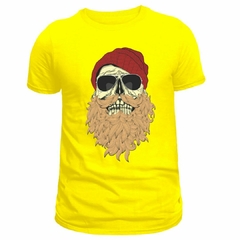 Camiseta Masculina (Caveira barba) - Store Rios