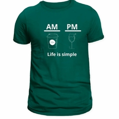Imagem do Camiseta Masculina (AM / PM Life is simple)