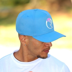 Boné Rios Snapback Clássico Holográfico (Azul) - Store Rios