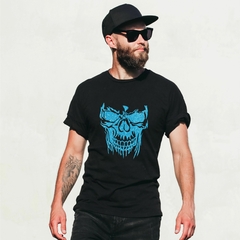 Camiseta Masculina (Caveira azul)