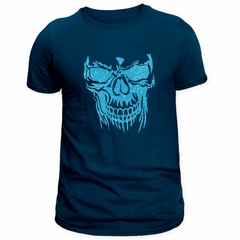 Camiseta Masculina (Caveira azul) - comprar online