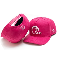 Boné Rios Suede Snapback (Rosa Pink) - comprar online