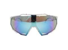 Óculos Solar Unissex (branco espelhado)