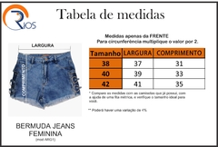 Shorts Jeans feminino (ARG01) - loja online