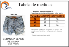 Shorts Jeans feminino (mod. PRG01) - loja online