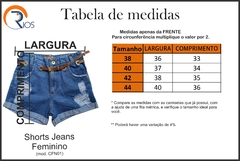 Shorts Jeans feminino (mod. CFN01)