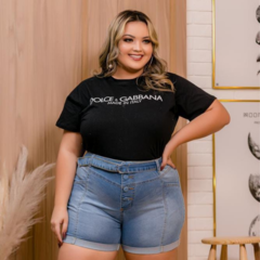 Shorts Jeans PLUS SIZE feminino (mod. CTJ01)