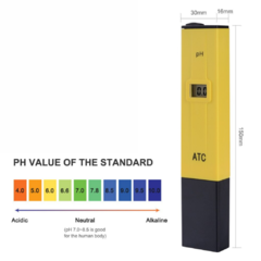 MEDIDOR PH PORTATIL - ATC PH - *Peachimetro Digital Hidroponia Indoor* - Pilas INCLUIDAS en internet