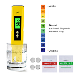 Medidor de PH con retroiluminación LCD Digital YIERYI - HIDRO/ RIEGO * CALIBRACION AUTOMATICA