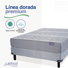 Colchon Inducol Linea Dorada Premium 140 x 190 x 26 - 2 plazas en internet