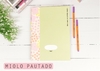 Caderno Flex Que Amor Nos Proteja Floral Verde