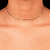 Choker Semijoia Corrente 3x1 Lisa - comprar online