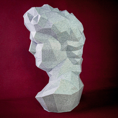 David-Davi-Michelangelo-Lowpoly-estatua-escultura-3D-busto-bust