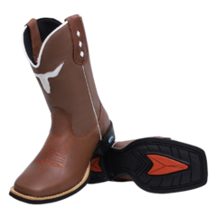 Bota Texana Masculina Sola Borracha Bico Quadrado Country - (cópia) - comprar online