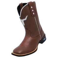 Bota Texana Masculina Sola Borracha Bico Quadrado Country - (cópia)