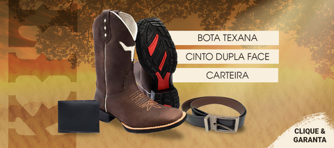 Carrusel Django Boots - Botas Country em Couro com Frete Grátis para todo o Brasil 