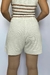 Imagem do Short Alfaiataria Tricot Off White