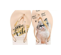 Chinelo Be Forever Cat Good Vibes - comprar online