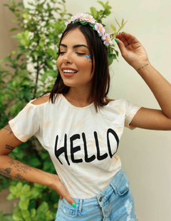 T-Shirt Tie Dye Hello - loja online