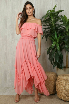Vestido Chifon Princess Color - loja online