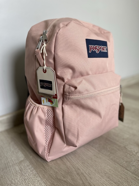 Jansport fashion mochila rosa pastel