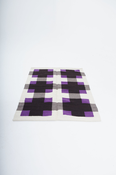 CHICA QUILT NEGRO-VIOLETA - comprar online