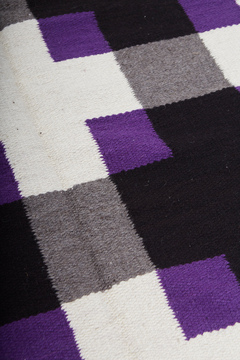 CHICA QUILT NEGRO-VIOLETA en internet