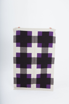 CHICA QUILT NEGRO-VIOLETA