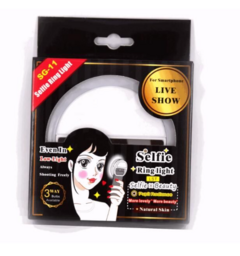 ARO DE LUZ LED RECARGABLE PARA CELULAR SELFIE RING LIGHT - comprar en línea