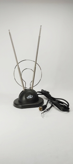 ANTENA DE CONEJO PARA TV CON CABLE COAXIAL - comprar en línea