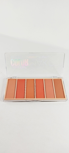 RUBOR BLUSH PALETA CON 6 TONOS - TRIKES