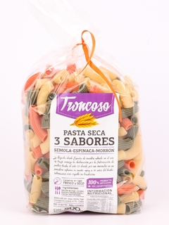 PASTA MACCARUN 3 SABORES TRONCOSO