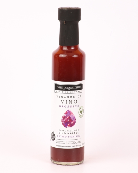 VINAGRE DE VINO ORGANICO 250CM3 PAMPA GOURMET