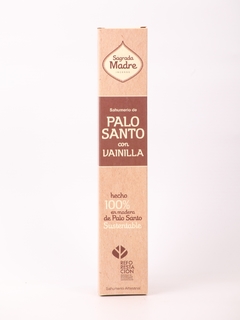 SAHUMERIO PALO SANTO CON VAINILLA SAGRADA MADRE