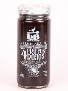 MERMELADA DE 4 FRUTOS ROJOS 295G LYB