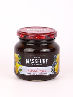 MERMELADA DE ARANDANO Y MEMBRILLO 280GR NARDA MASSEUBE