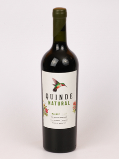 VINO ORGANICO NATURAL MALBEC QUINDE